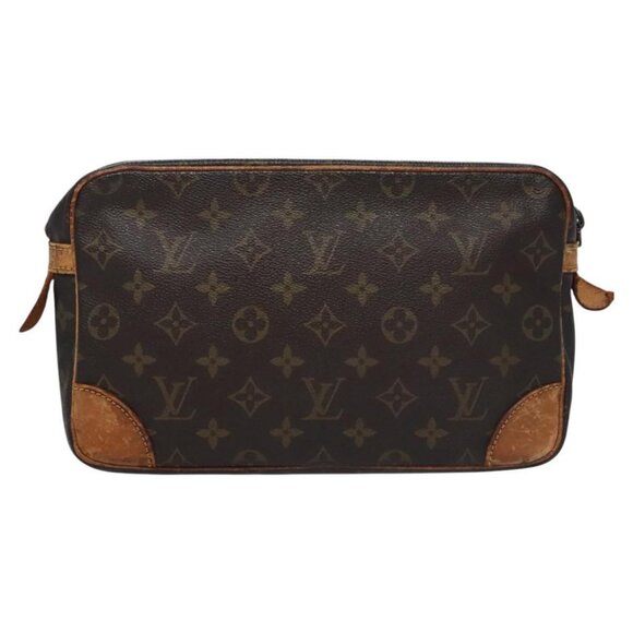 LOUIS VUITTON Monogram Compiegne 28 Clutch Bag M51845 LV Auth fm4473 - Picture 2 of 16